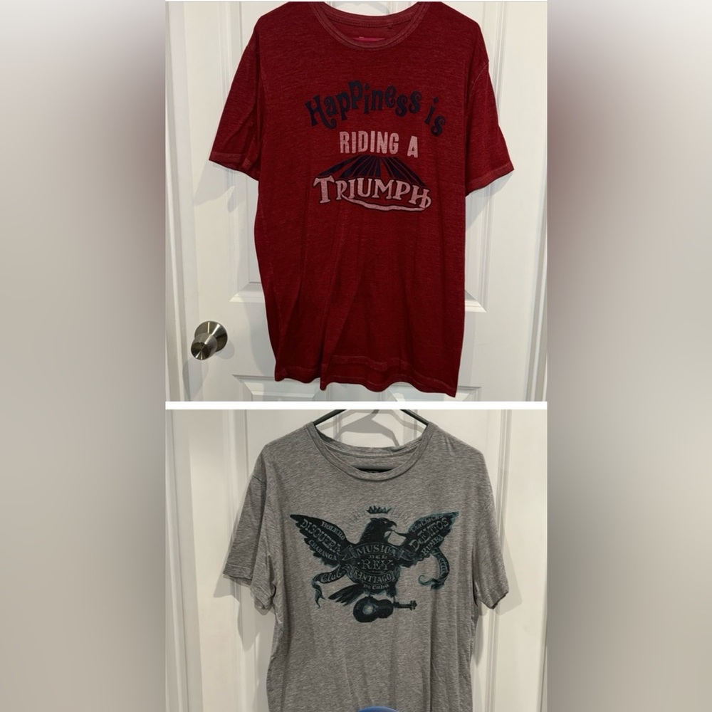 Lot of 5 men’s shirts size large Lucky, Apt 9